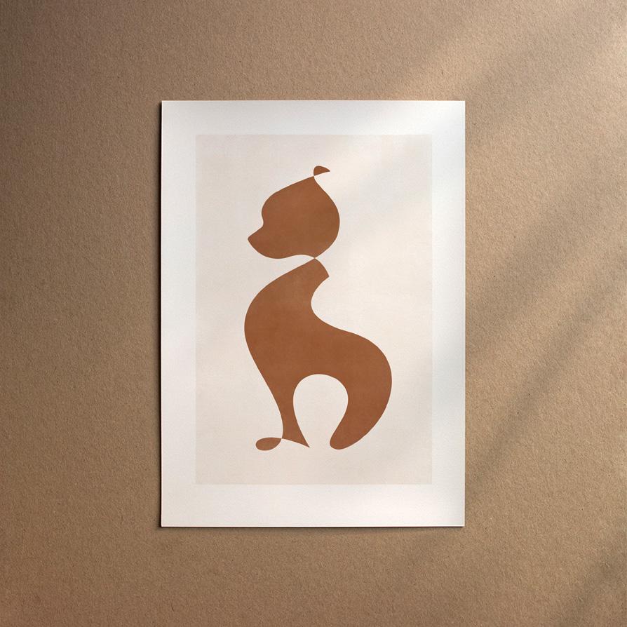 Staffordshire Bull Terrier  [Abstract-Chocolate]