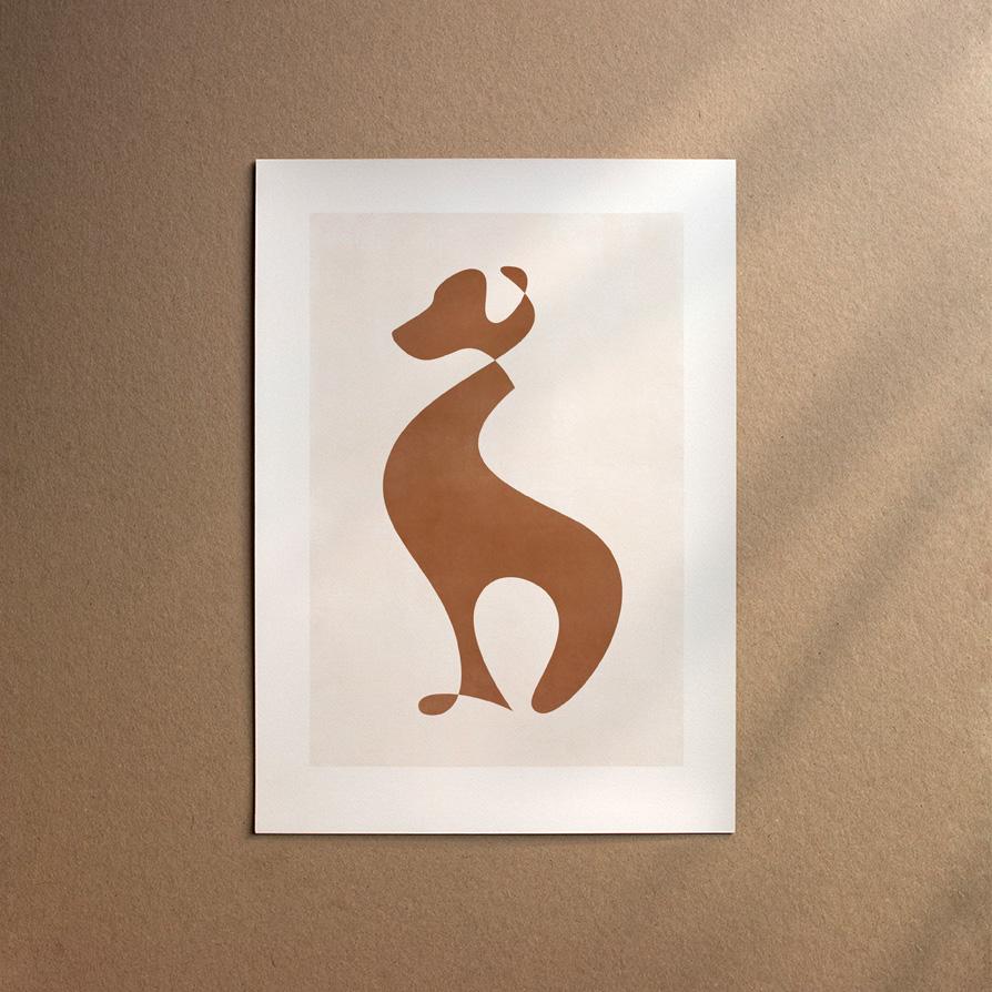 Weimaraner - Shorthaired  [Abstract-Chocolate]