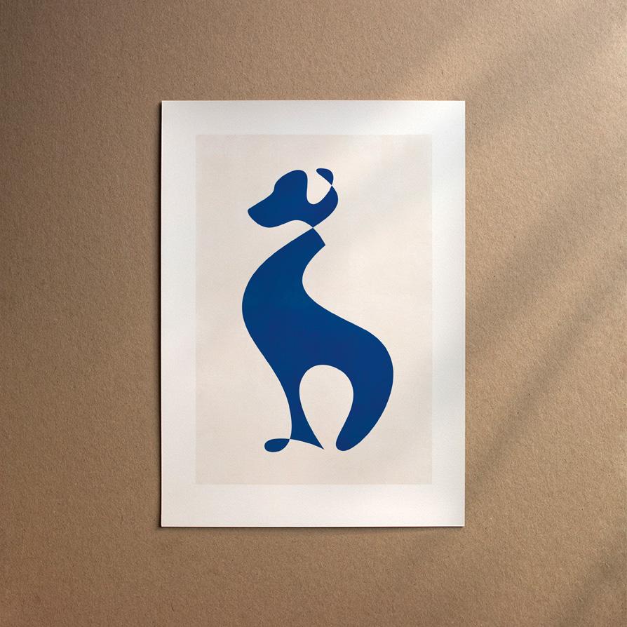 Weimaraner - Shorthaired  [Abstract-Moon]