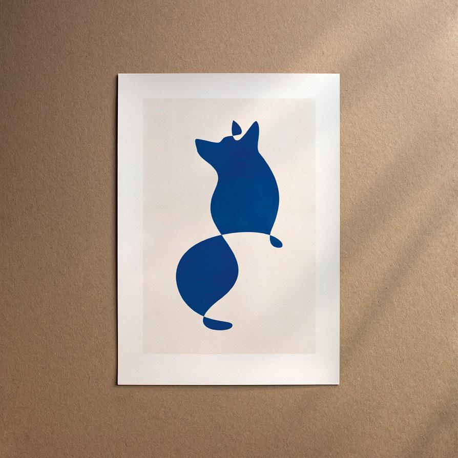 Corgi - Welsh Corgi Pembroke  [Abstract-Moon]