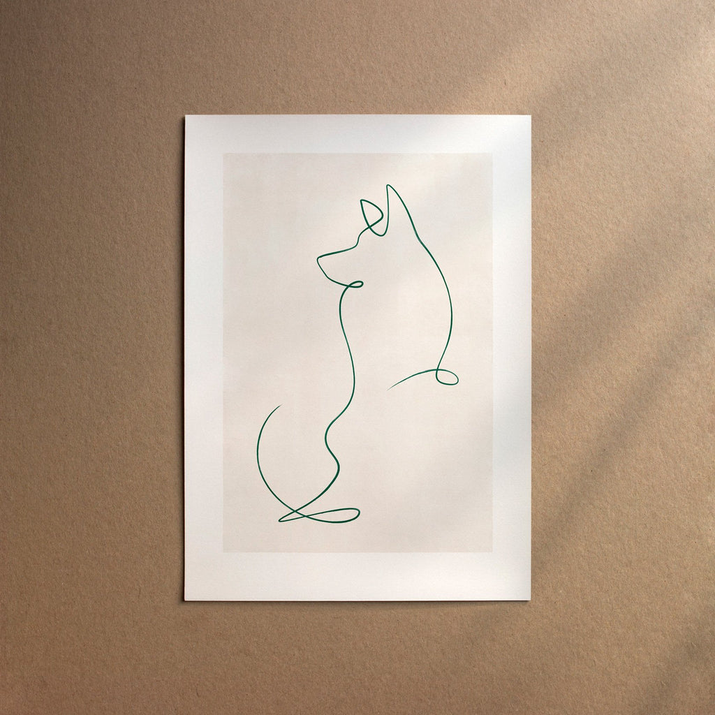 Corgi - Welsh Corgi Cardigan  [Line-Forest]