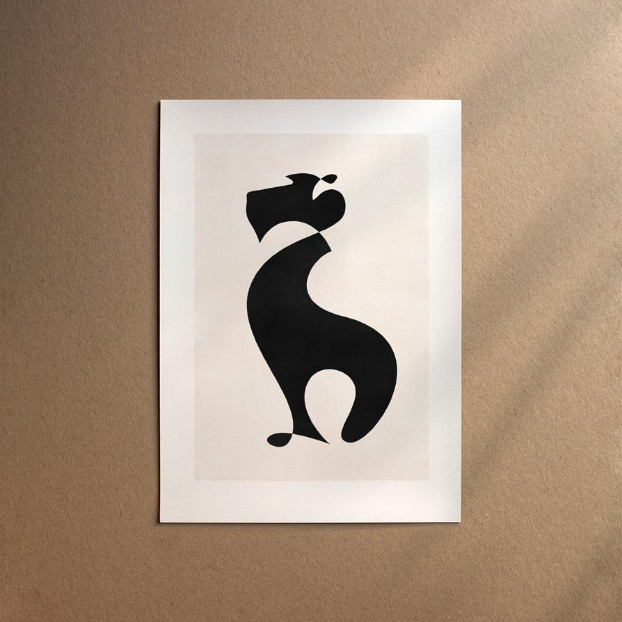 Welsh Terrier  [Abstract-Black]