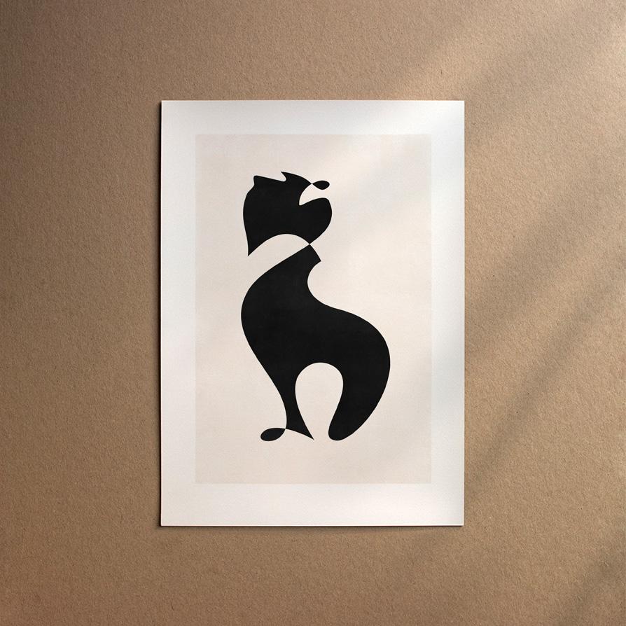 Schnauzer - Miniature  [Abstract-Black]