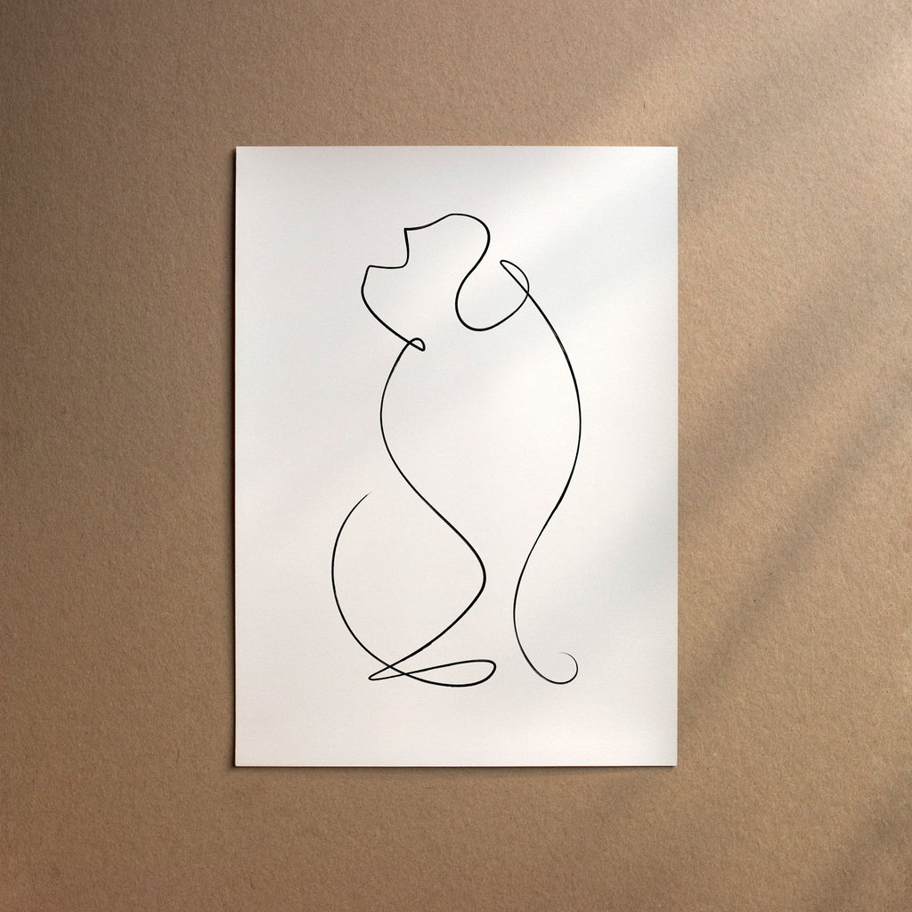 Lagotto Romagnolo  [Line-Black]