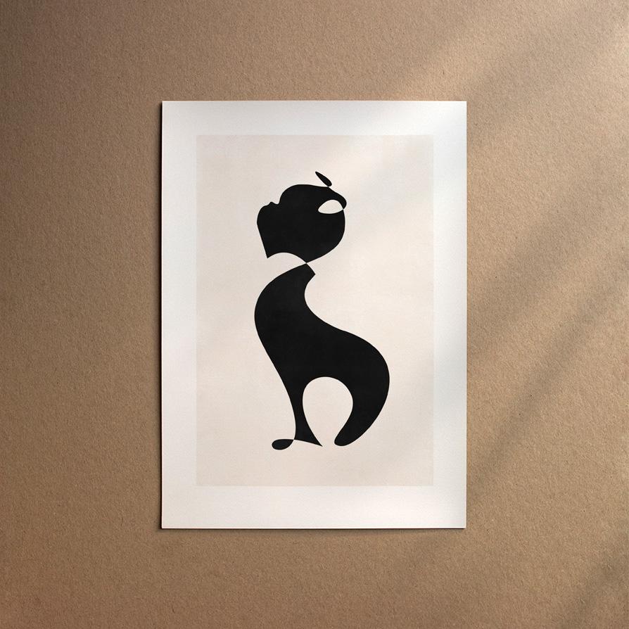 Brussels Griffon - Bearded  [Abstract-Black]