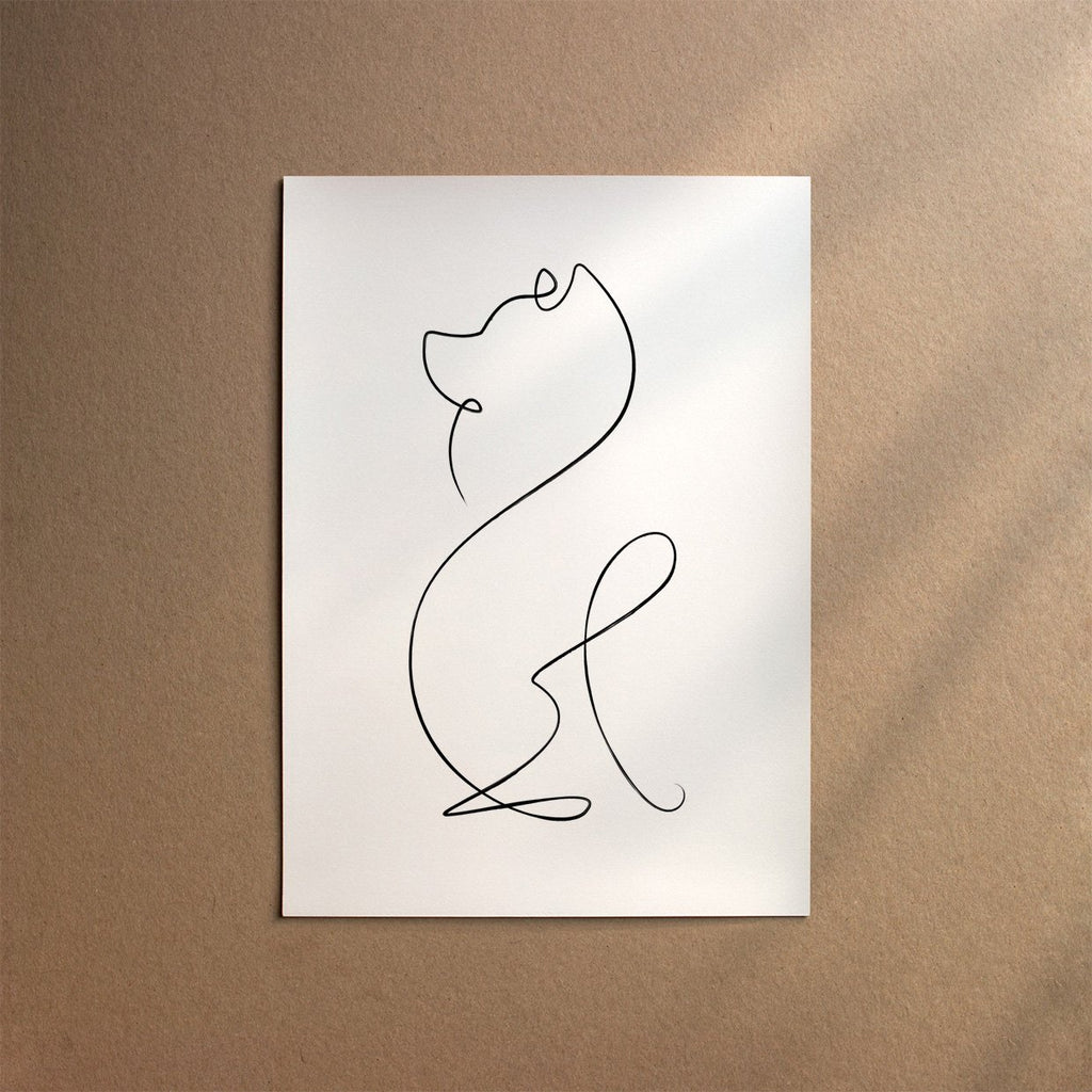 Pomsky  [Line-Black]