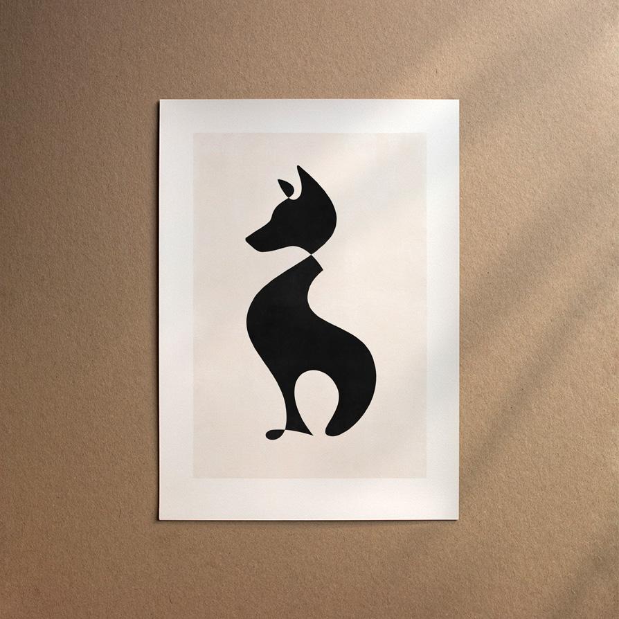 Rat Terrier  [Abstract-Black]