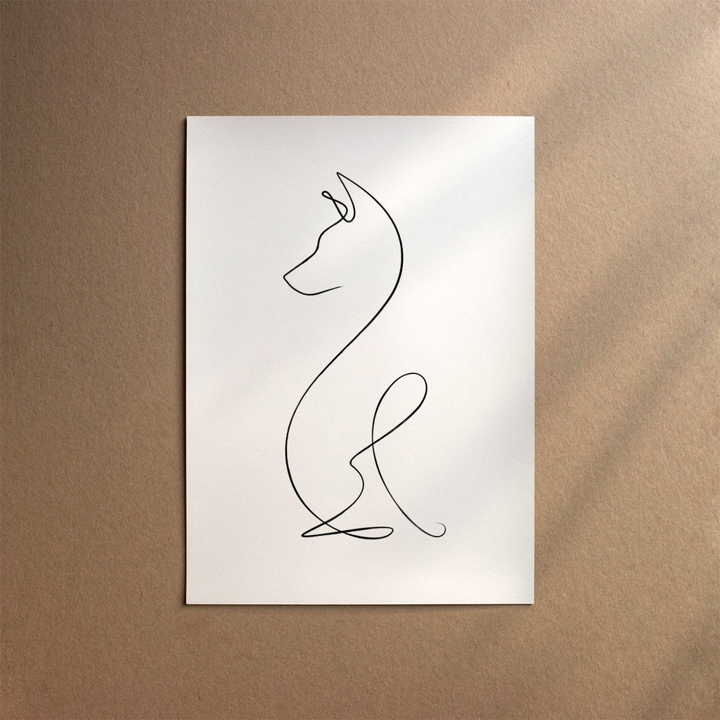 Rat Terrier  [Line-Black]