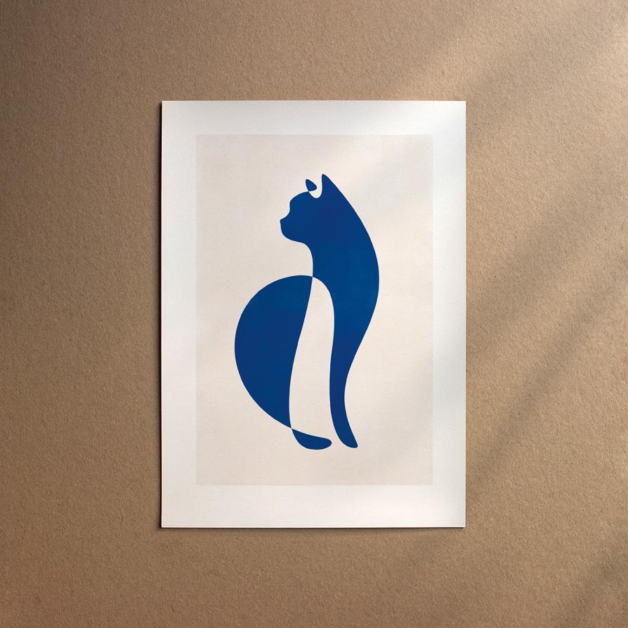 American Shorthair  [Abstract-Moon]