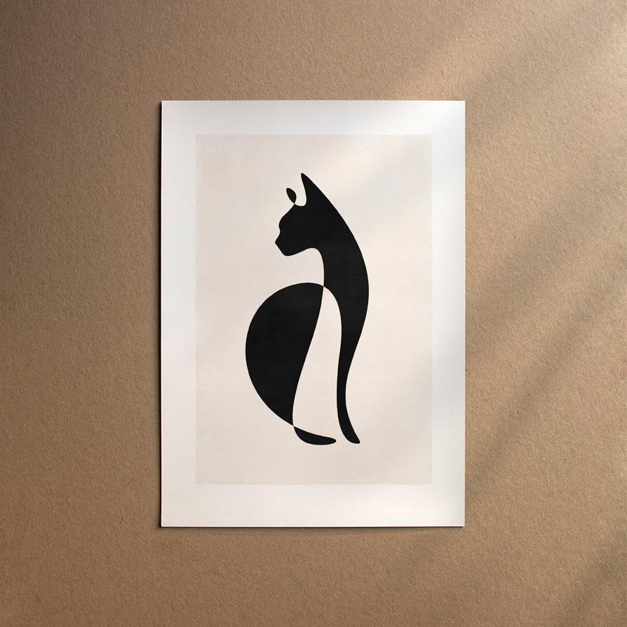 Devon Rex  [Abstract-Black]