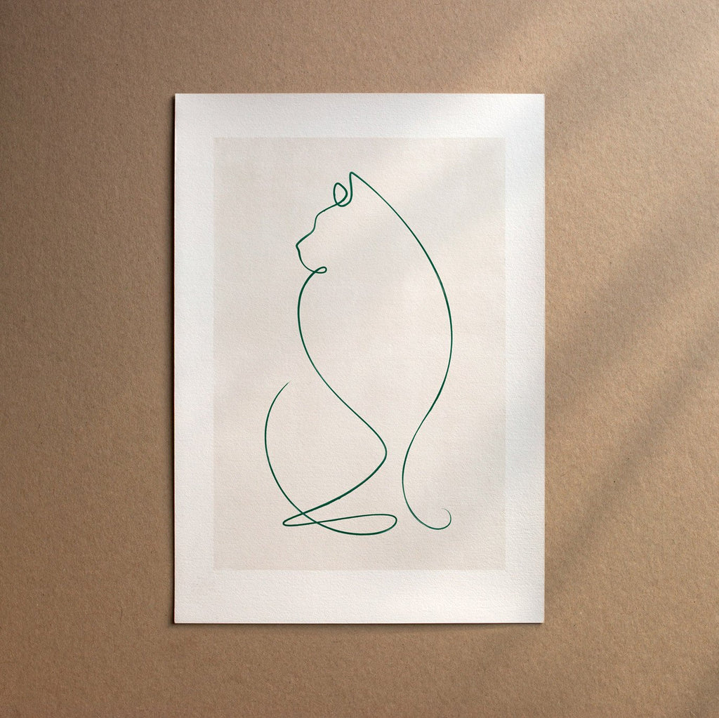 House Cat Longhair  [Line-Forest]