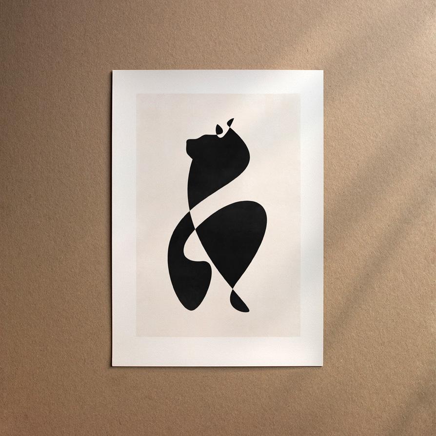 Maine Coon  [Abstract-Black]