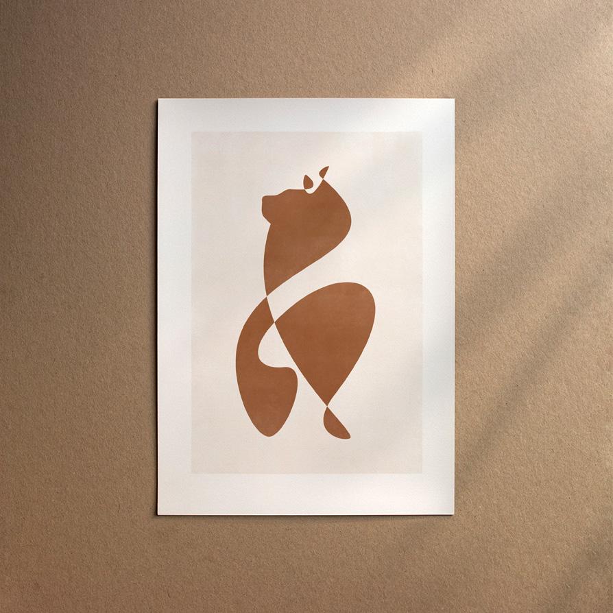 Maine Coon  [Abstract-Chocolate]