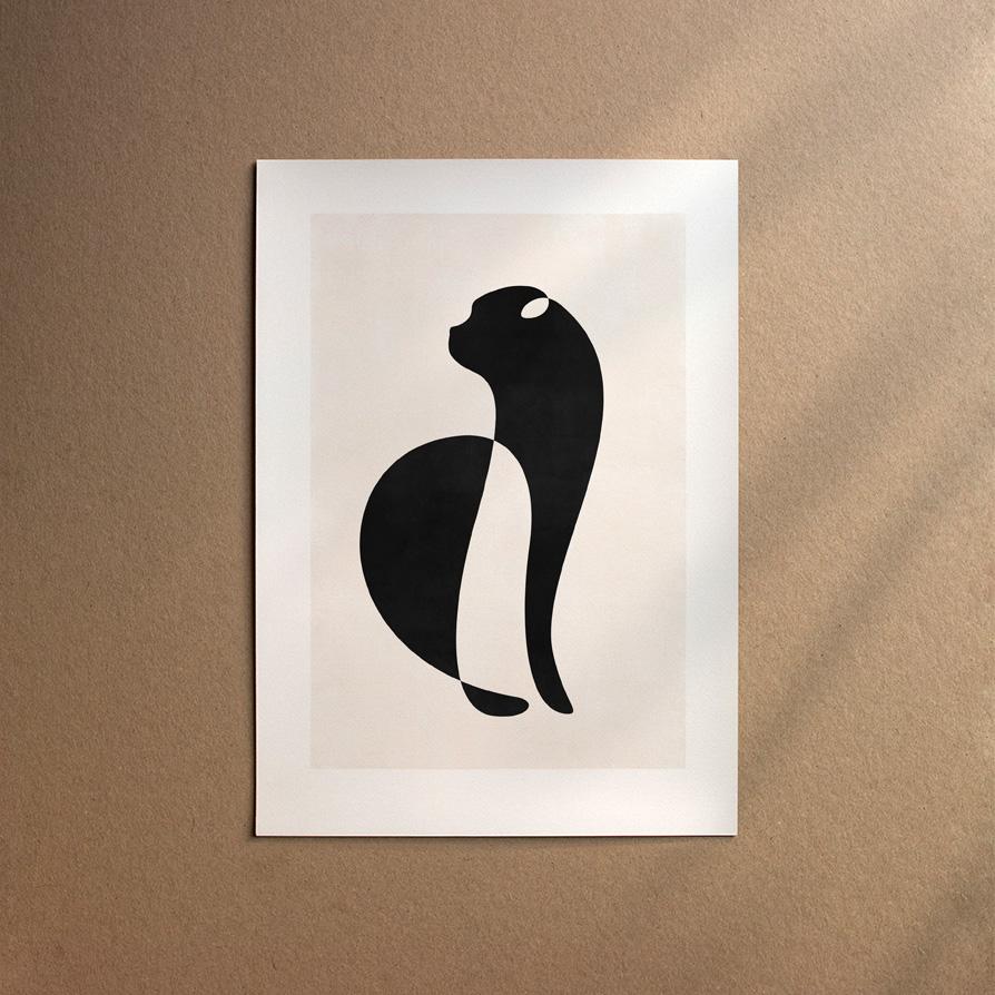 Scottish Fold Shorthair  [Abstract-Black]
