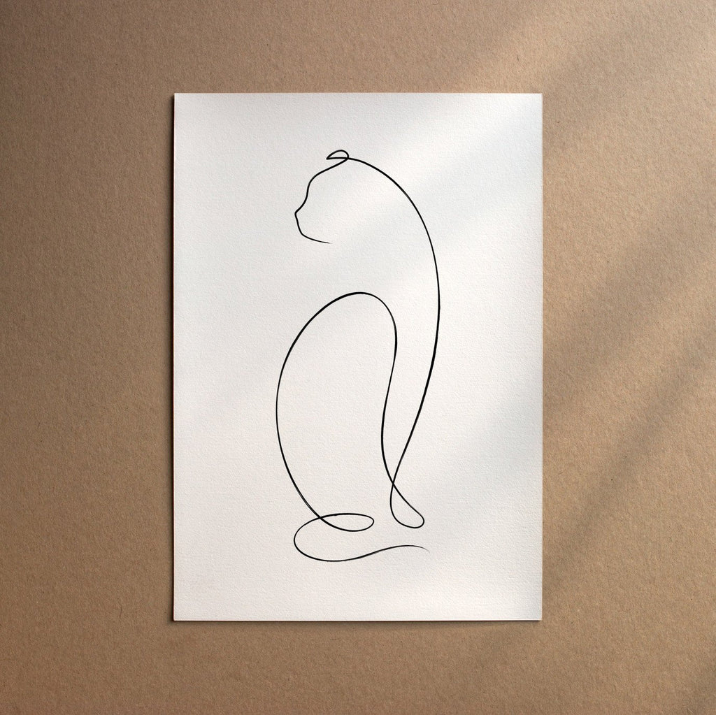 Scottish Fold Shorthair  [Line-Black]