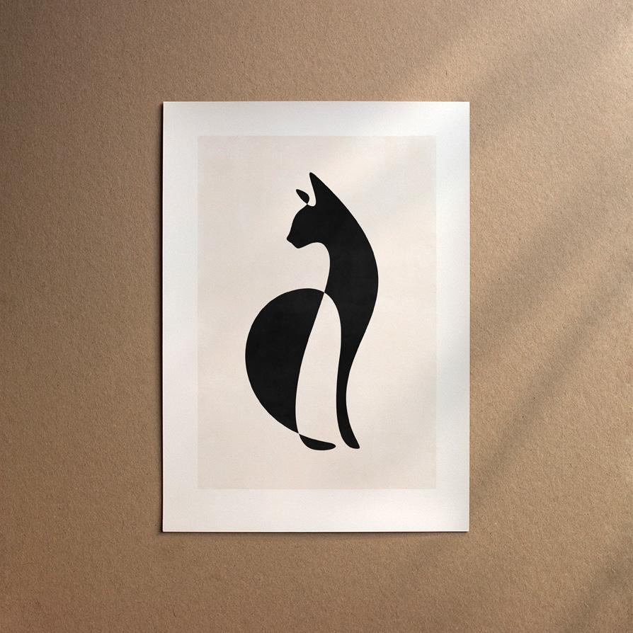 Siamese Modern  [Abstract-Black]