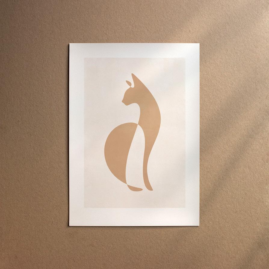 Siamese Modern  [Abstract-Cream]